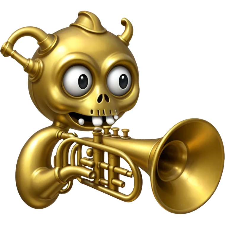 Trumpet monster emoji