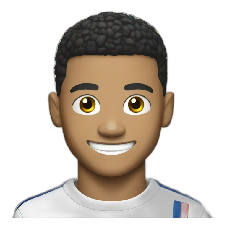 Kylian Mbappé smiling emoji