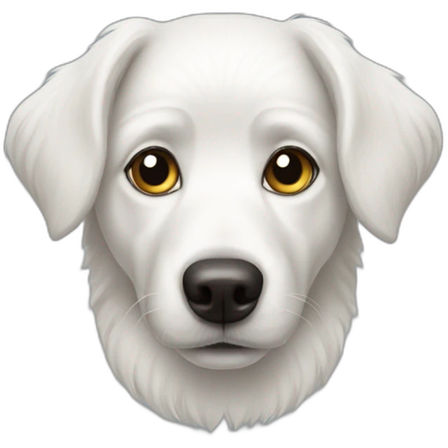 white dog emoji