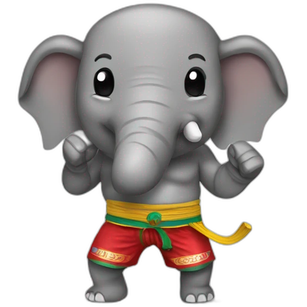 Elephant muay thai  emoji