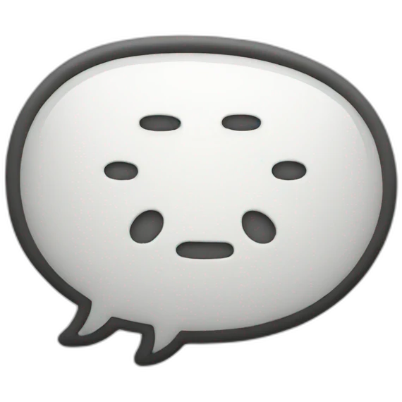 text bubble emoji