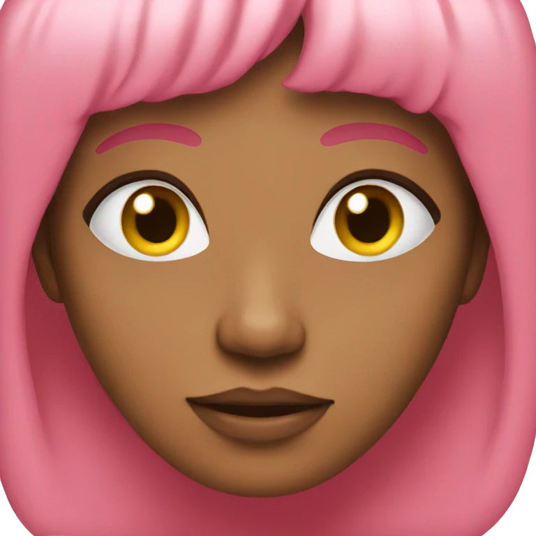 Pink  emoji
