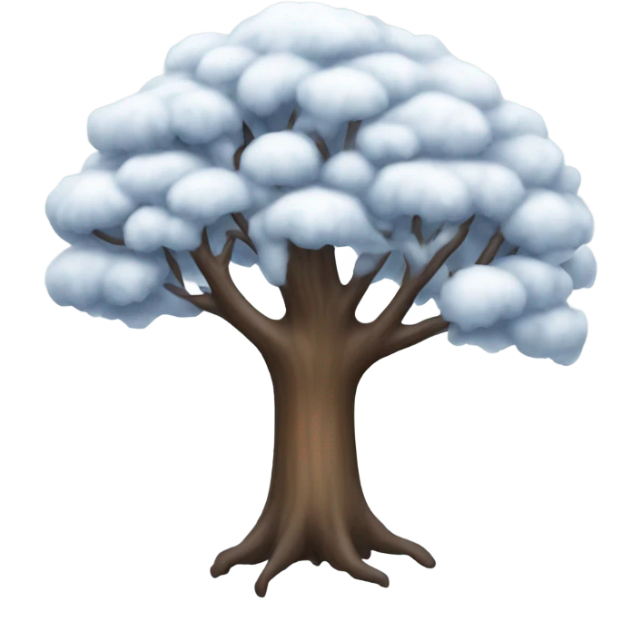 winter tree emoji