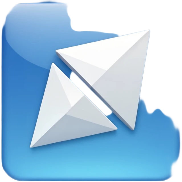 blue backround with a white square in the middle that is rotated approximately 45 degrees, emoji