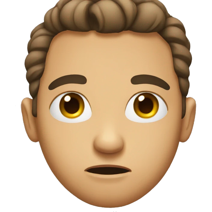 Guilty face emoji