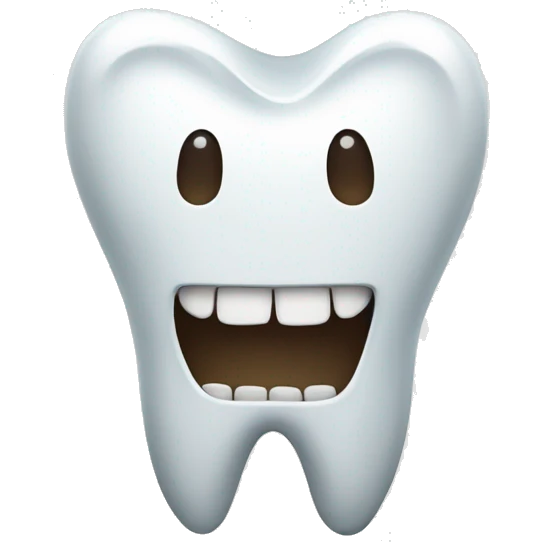 A TOOTH emoji
