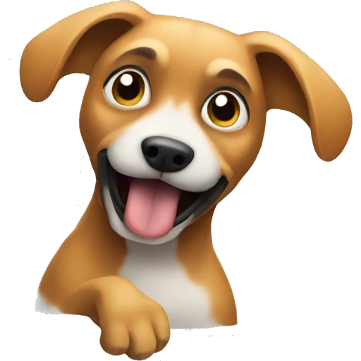 Dog robbing you emoji