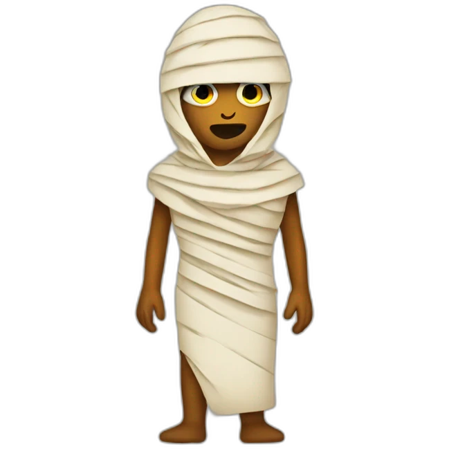 mummy costume emoji