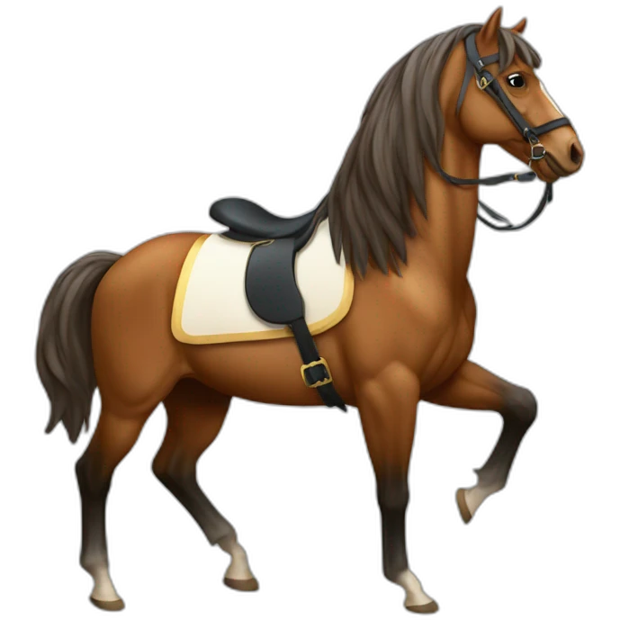 horse on Napoléon emoji