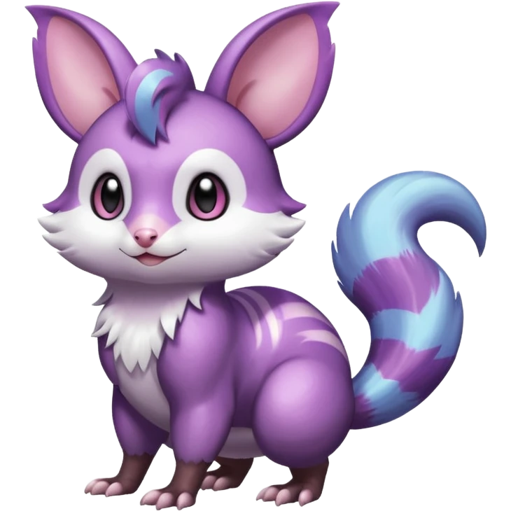 Shiny Furret-Noibat-Hybrid (Full body) emoji