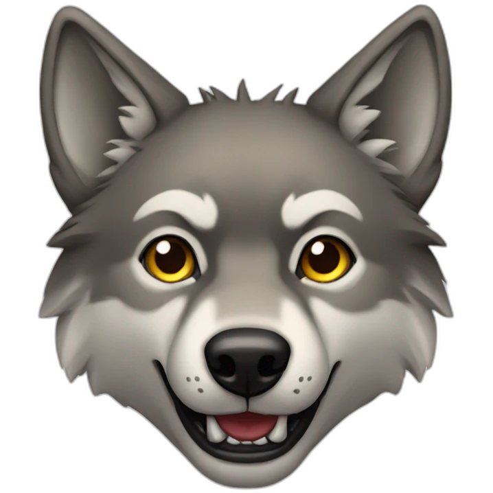 Wolf emoji