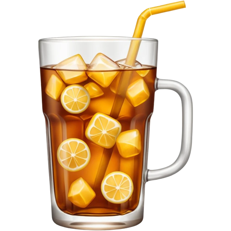 ice tea in glass emoji