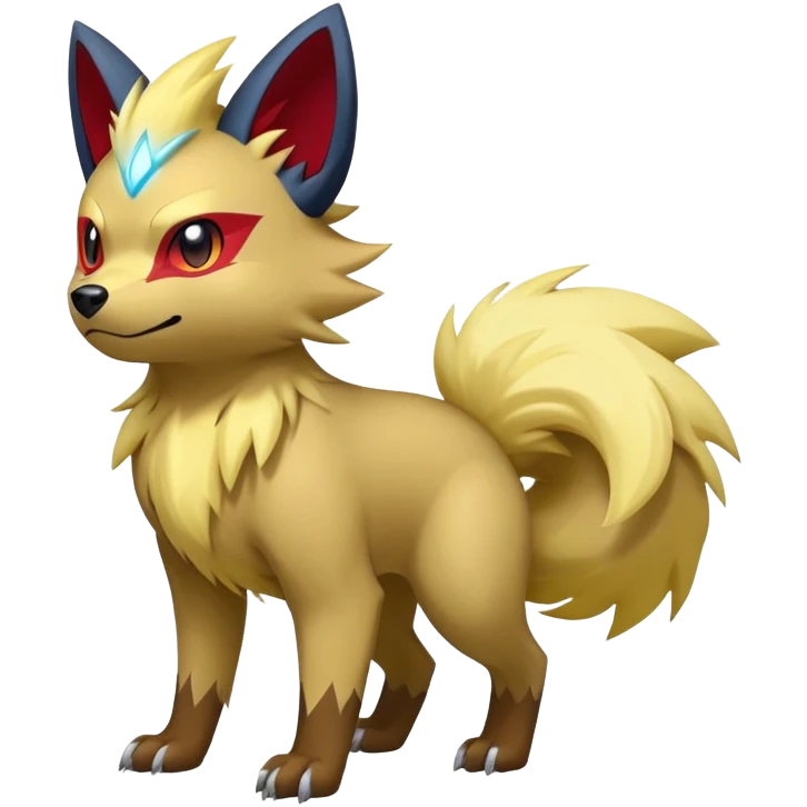 Manectric-Zorua-Yamper-Fakémon-hybrid-creature (full body)  emoji