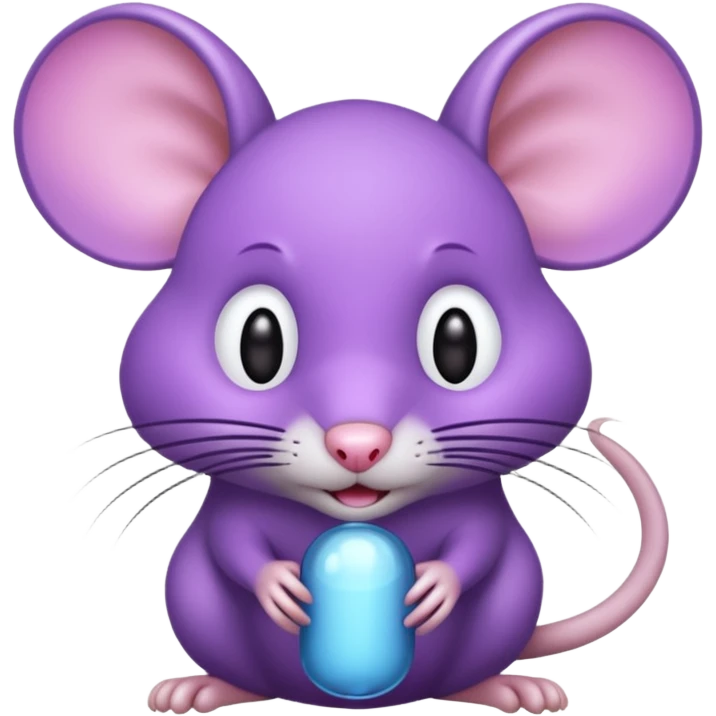 Purple rat emoji