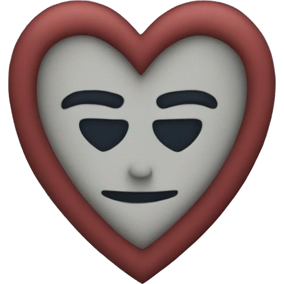 Navy heart emoji