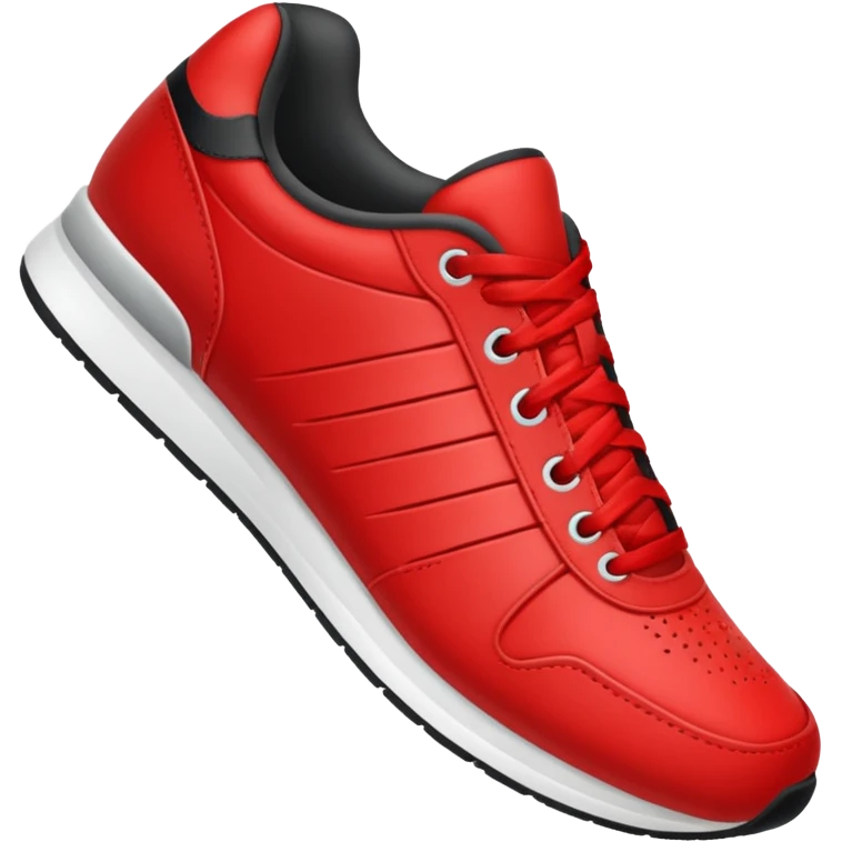 red sport shoe emoji