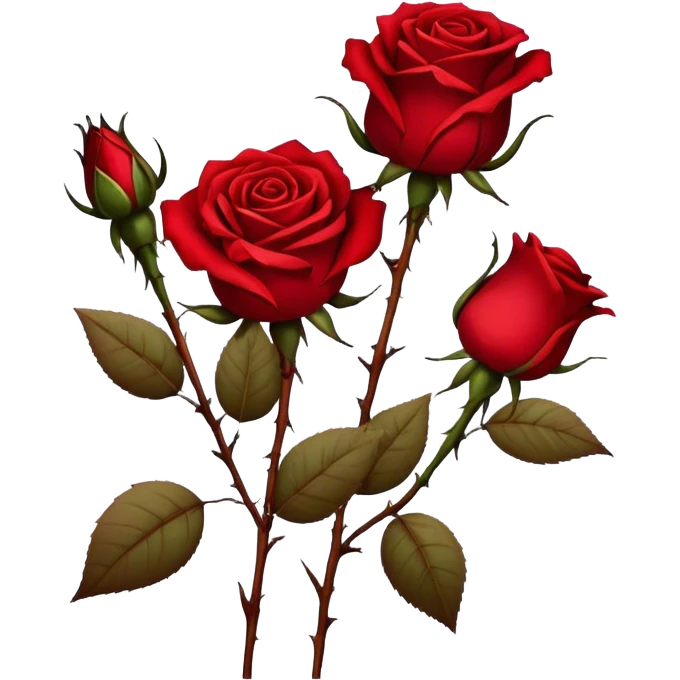 Dried roses emoji