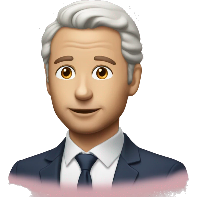 Macron manger un macaron emoji