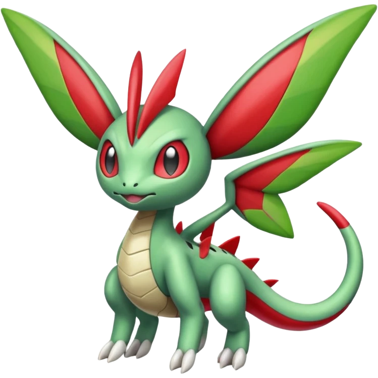 Meloetta-Flygon-Vibrava-Genesect-Gatomon-Pteromon-hybrid emoji