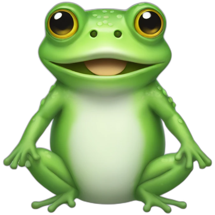 frog in ghost costume emoji