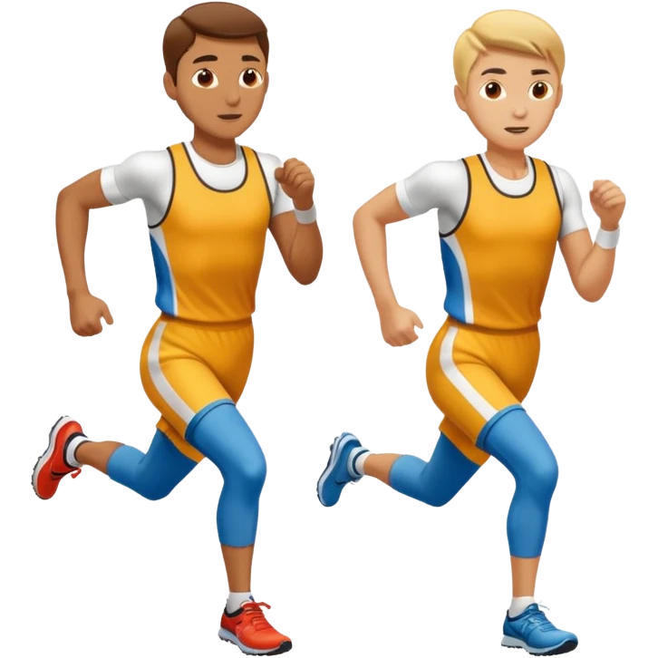 running race finish emoji