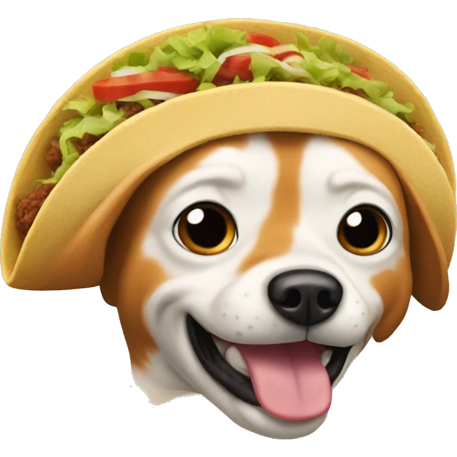 Taco dog emoji