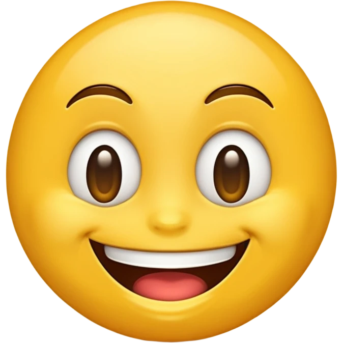 emoji with mischievous grin emoji