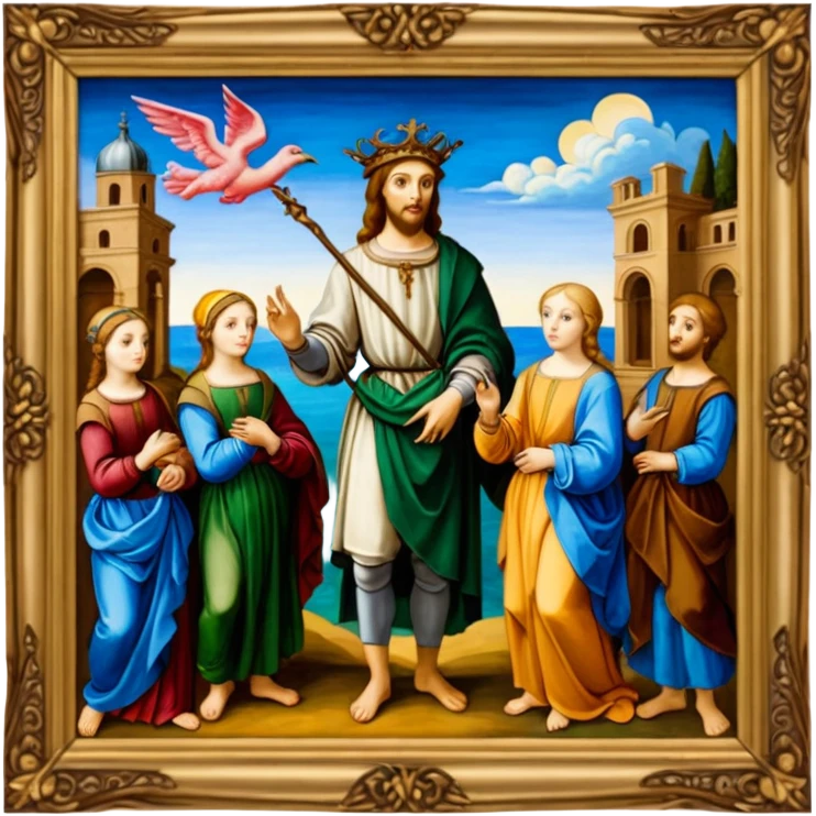 Renaissance painting
 emoji