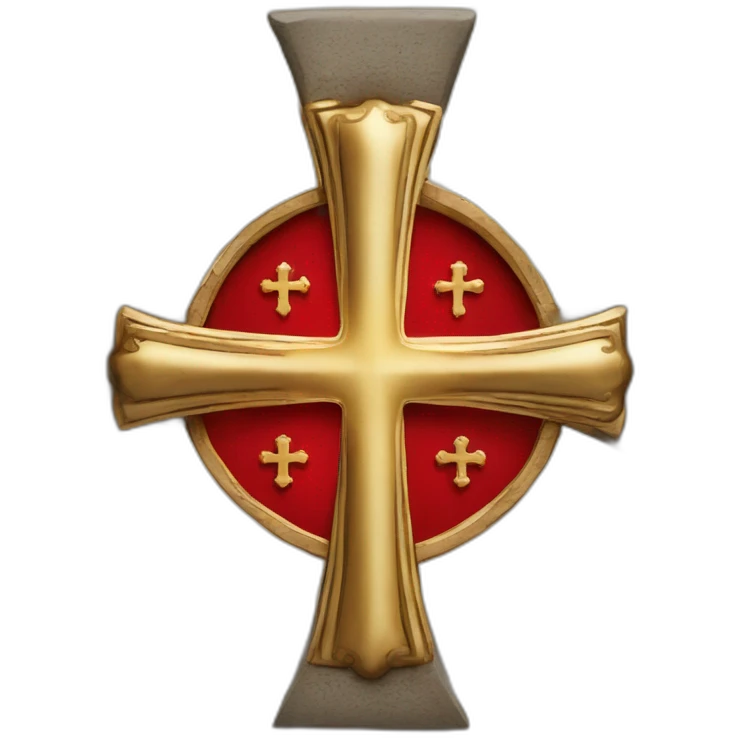 cross-of-the-order-of-the-holy-sepulchre-un-red-with-little-cross-in emoji