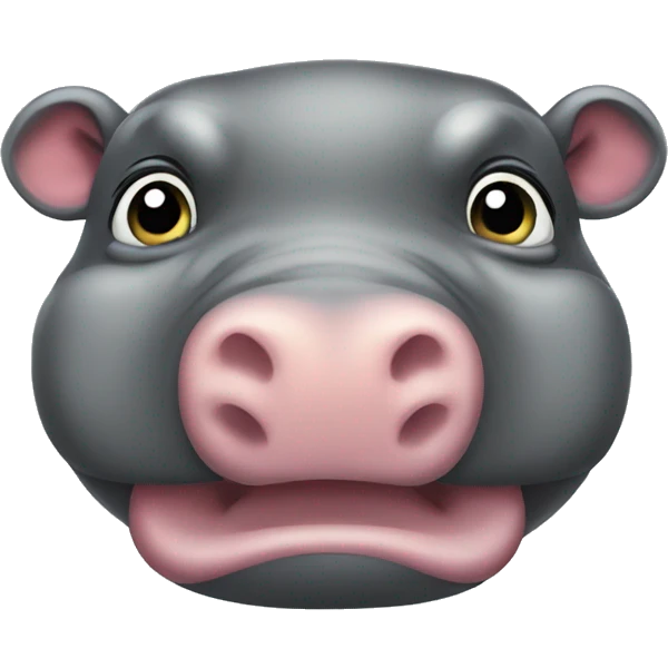 hippopotamus fat emoji