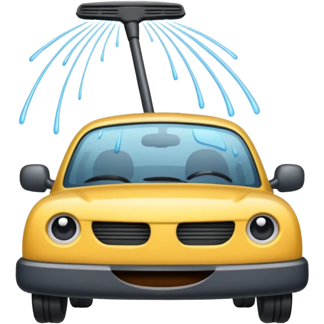 windshield wiper in rain emoji