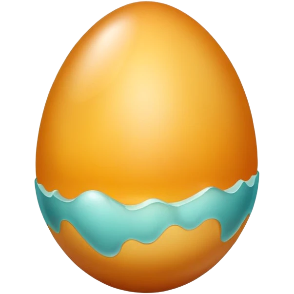 A single egg cell, reproductive biology emoji