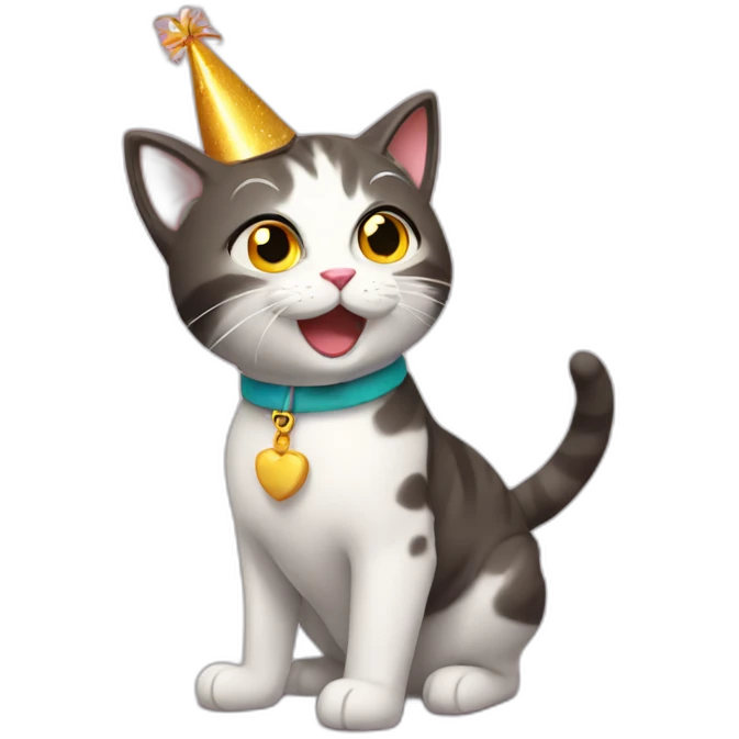 celebration cat emoji