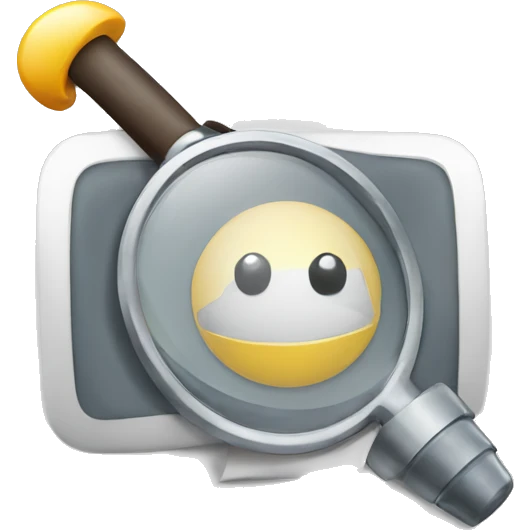 device search application icon emoji
