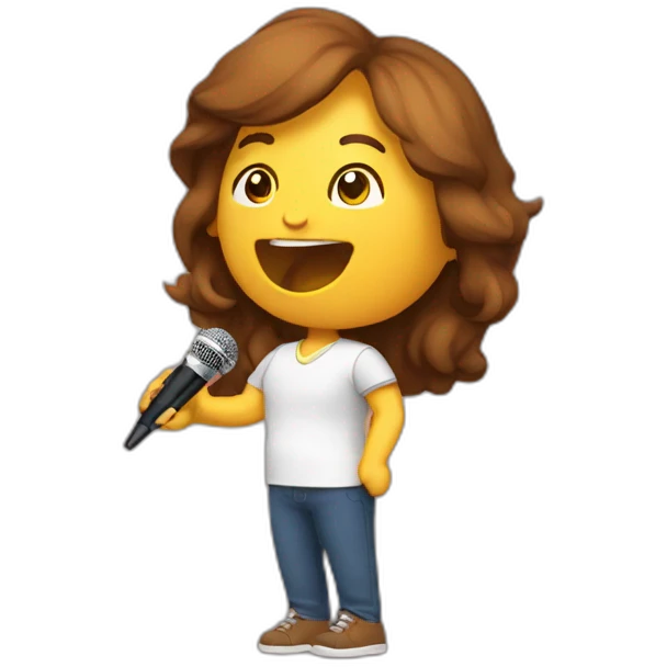 karaoke brun emoji