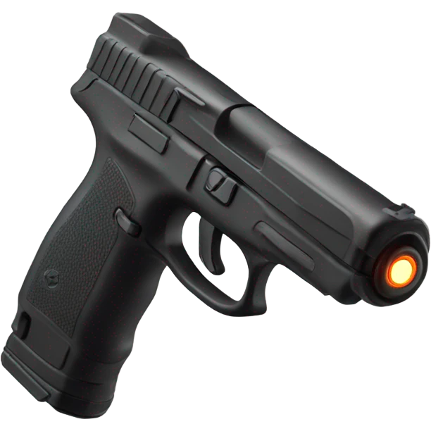 Cool gun emoji
