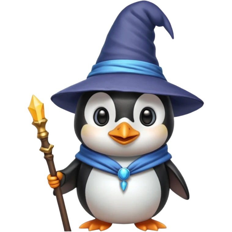 Penguin Wizard emoji