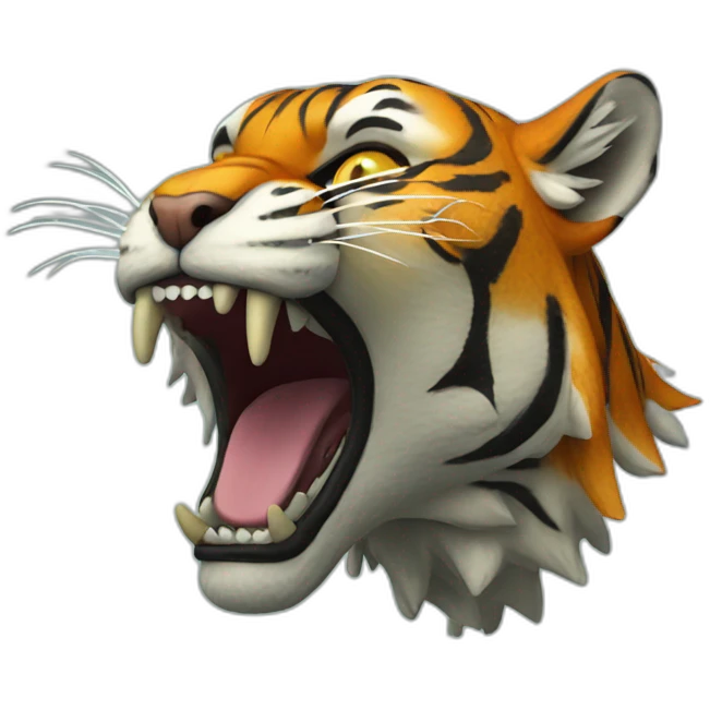 Kaiju tiger emoji