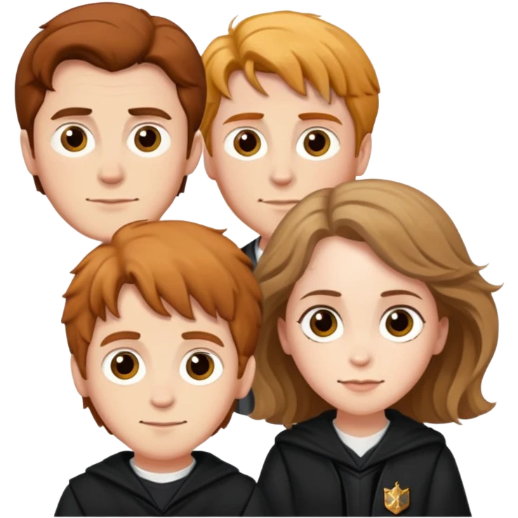 Harry, Ron and Hermione emoji