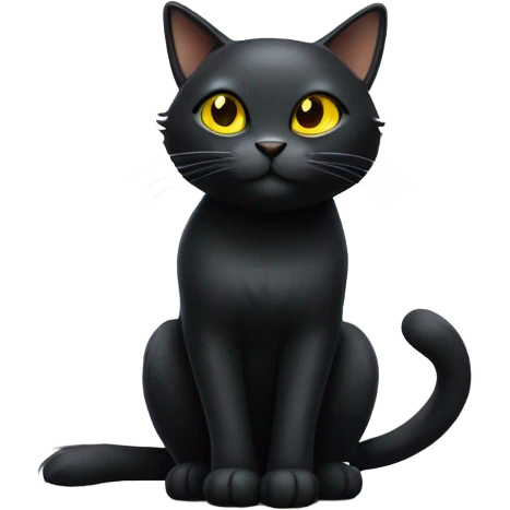 Black cat emoji