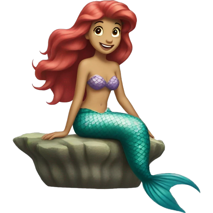 The little mermaid emoji