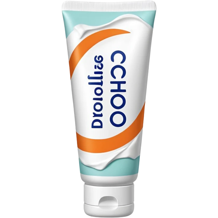 an empty, oversized and totally squeezed out tube of toothpaste labelled "Diclo ratiopharm" emoji