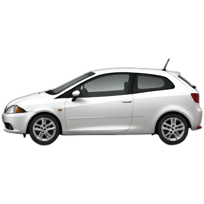 White Seat ibiza 2005 model emoji