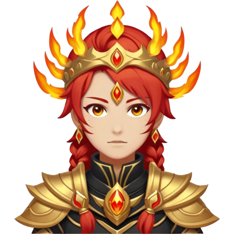 Mavuika The Pyro Archon from Genshin Impact emoji
