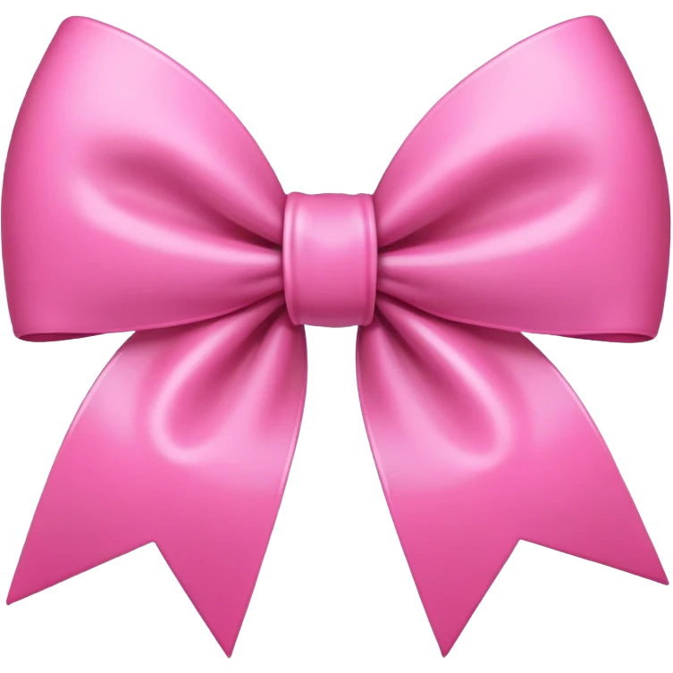 Pink bow emoji