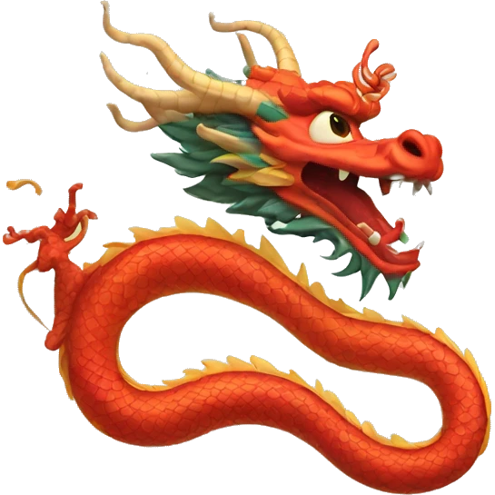 Chinese dragon emoji