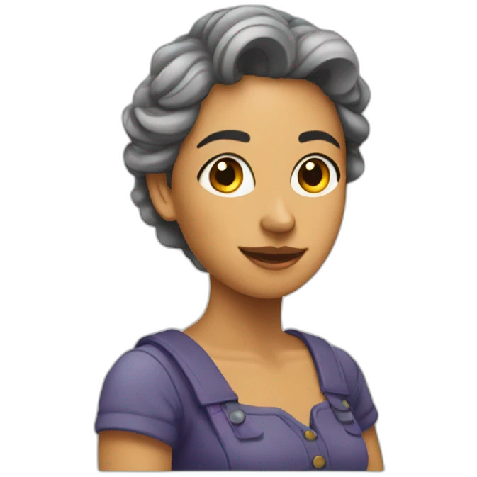 vendedora emoji