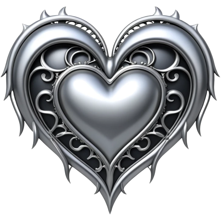 sorayama giger gothic ornament heart emoji