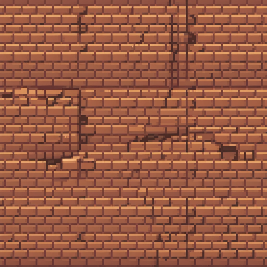 brick wall viewed from the side, perspective view emoji