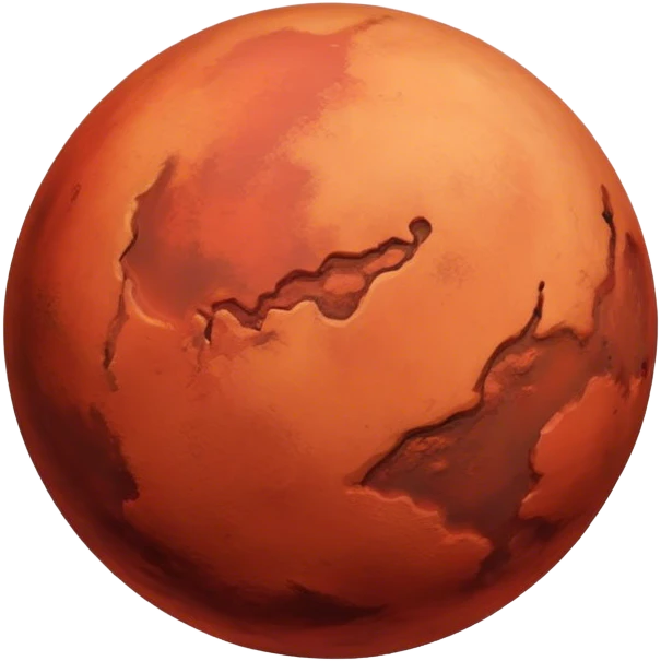 mars planet emoji